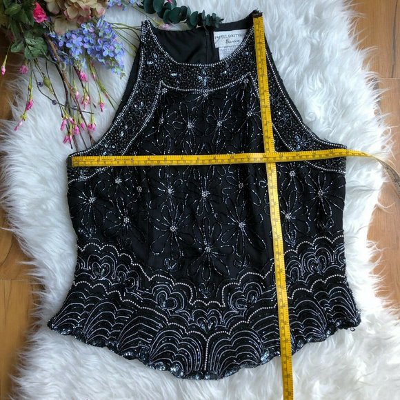 Papell Boutique Evening Formal Sleeveless Top M - Picture 5 of 8